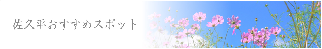 佐久平のおすすめスポット